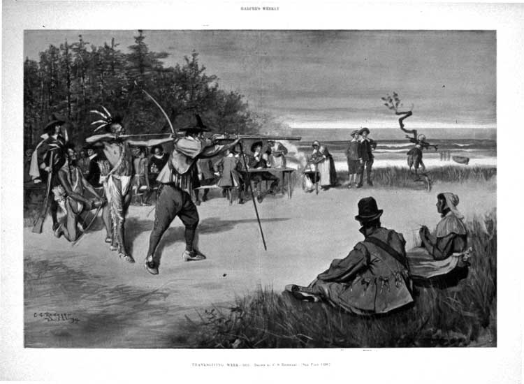 did pilgrims kill natives on thanksgiving